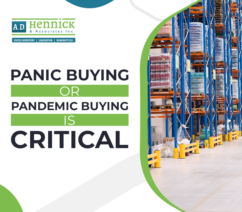 Panic Buying or Pandemic Buying is Critical